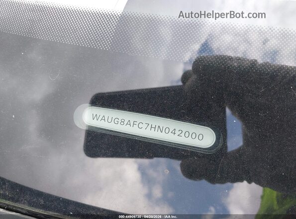 WAUG8AFC7HN042000 2017 AUDI OTHER Черный 