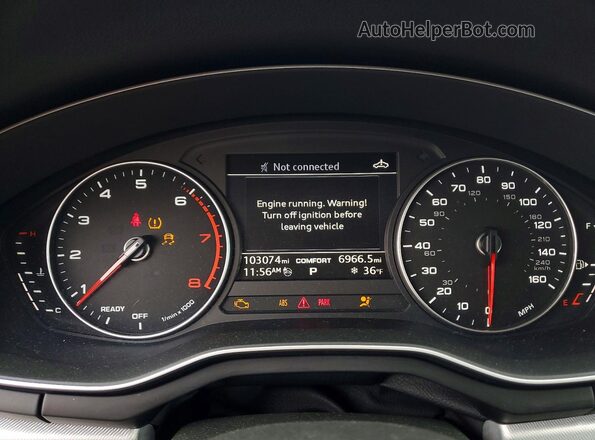 WAUGMAF48HA176994 2017 AUDI OTHER Черный Вид щитка приборов