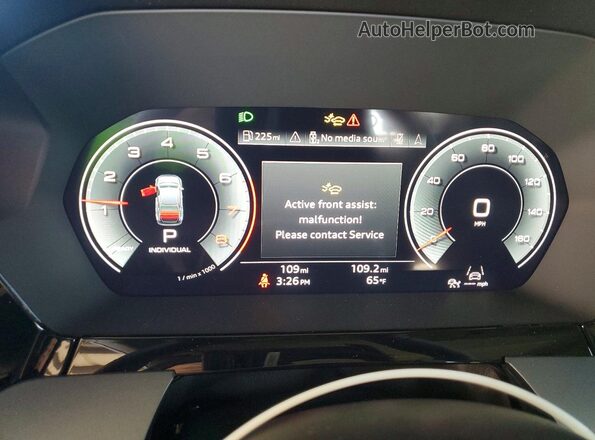 WAUGUDGY7TA025303 2026 AUDI OTHER Черный Вид щитка приборов