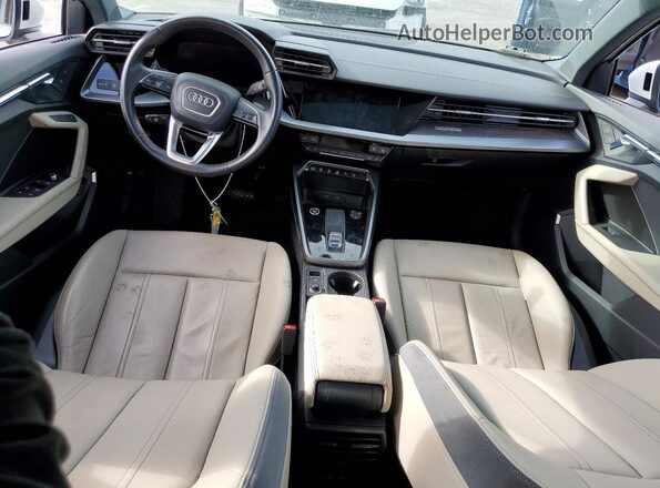 WAUHUDGY9NA058214 2022 AUDI OTHER Белый Вид панели приборов