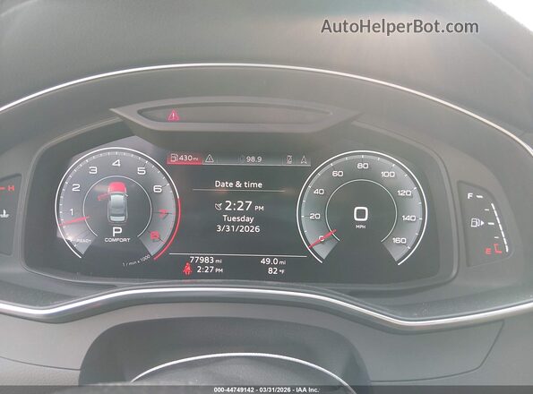 WAUL2AF20KN106943 2019 AUDI OTHER Black Հետևի նստատեղերի տեսք