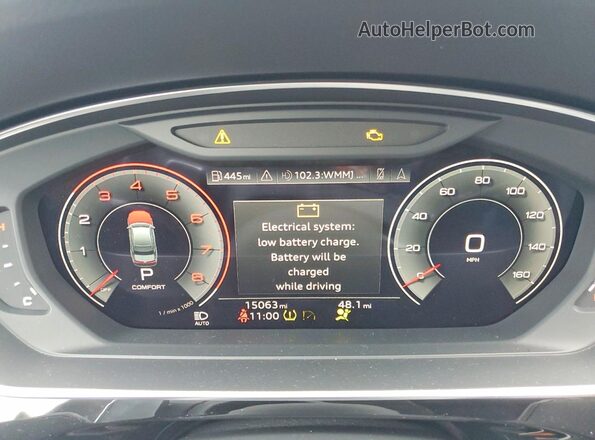 WAULDAF80RN004566 2024 AUDI OTHER Black Instrument cluster view