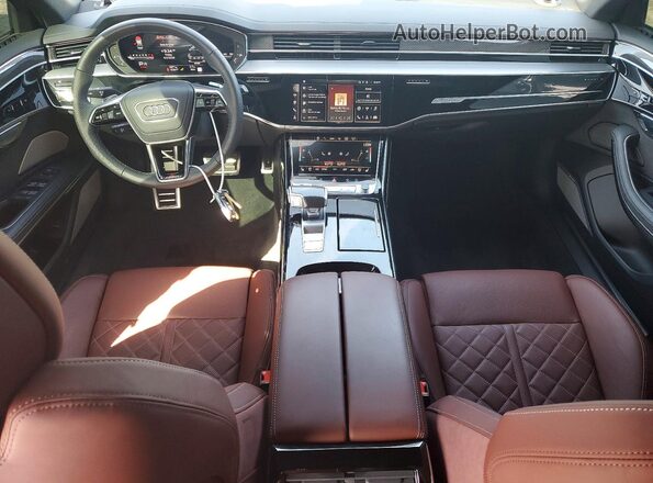 WAULSAF80RN012625 2024 AUDI S8 Black Առջևի վահանակի տեսք