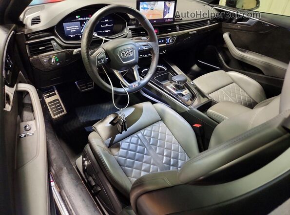 WAUP4AF52MA011624 2021 AUDI S5 Blue Vista del salpicadero