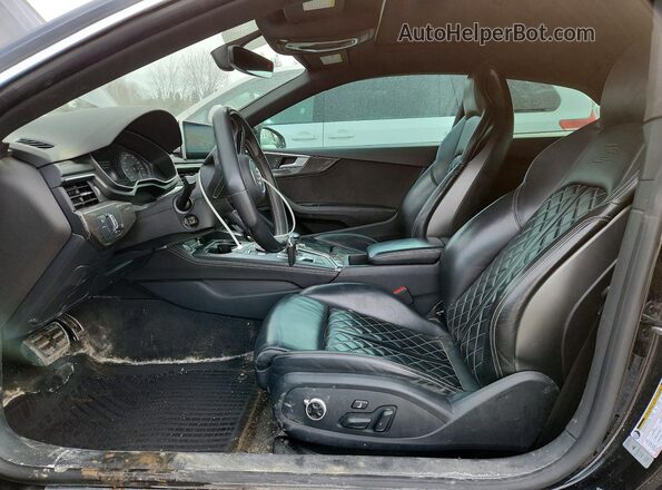WAUP4AF58JA120195 2018 AUDI S5 Black Front interior view