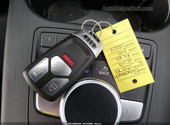 WAUTNAF57KA028508 2019 AUDI OTHER Gray Вид панелі приладів