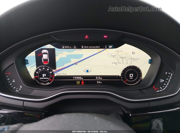 WAUTNAF57KA028508 2019 AUDI OTHER Gray Вид задніх сидінь