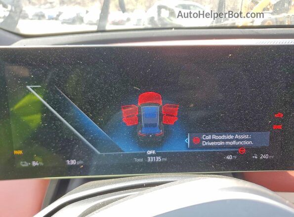 WB523CF02RCP02773 2024 BMW IX Black Vista del cuadro de instrumentos