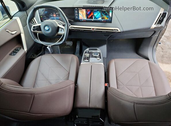 WB523CF09PCL20818 2023 BMW IX Blue Widok deski rozdzielczej