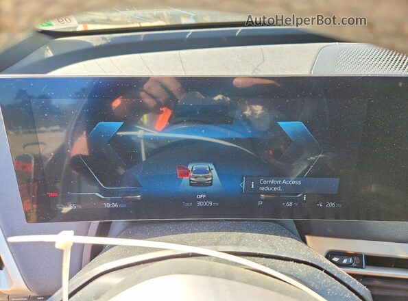 WB523CF09PCM89415 2023 BMW IX Silver Instrument cluster view