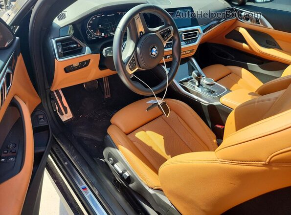 WBA13AR08PCM45144 2023 BMW M4 Black Вид панелі приладів