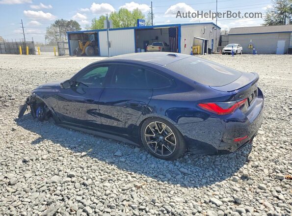 WBA13AW03NFM47089 2022 BMW M4 Blue Trasero izquierdo