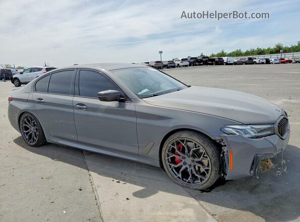 WBA13BK03NCL01708 2022 BMW M5 Серый Передняя правая четверть