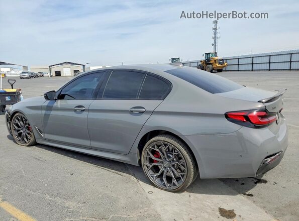 WBA13BK03NCL01708 2022 BMW M5 Серый Задняя левая четверть