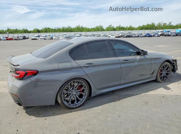 WBA13BK03NCL01708 2022 BMW M5 Серый Задняя правая четверть