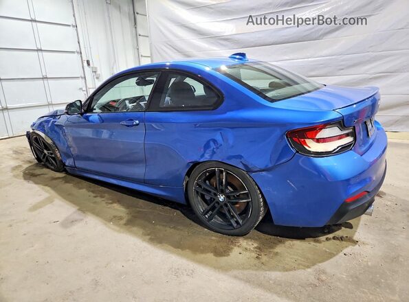 WBA2J7C07L7D99883 2020 BMW M2 Синий Задняя левая четверть