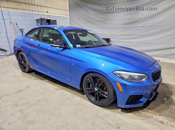 WBA2J7C07L7D99883 2020 BMW M2 Синий Передняя правая четверть