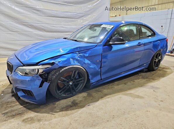 WBA2J7C07L7D99883 2020 BMW M2 Синий Передняя левая четверть