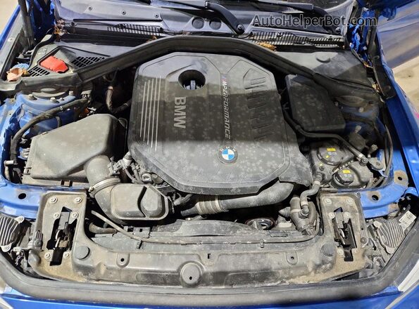 WBA2J7C07L7D99883 2020 BMW M2 Синий Вид задней части салона
