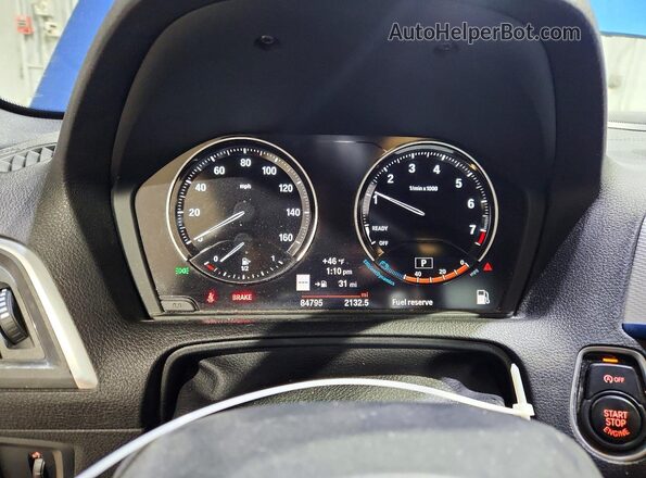 WBA2J7C07L7D99883 2020 BMW M2 Синий Вид щитка приборов