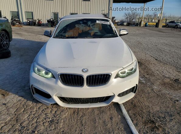 WBA2N1C55KVC28587 2019 BMW M2 White Vista frontal