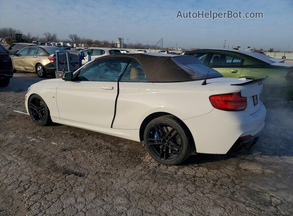 WBA2N1C55KVC28587 2019 BMW M2 White Trasero izquierdo
