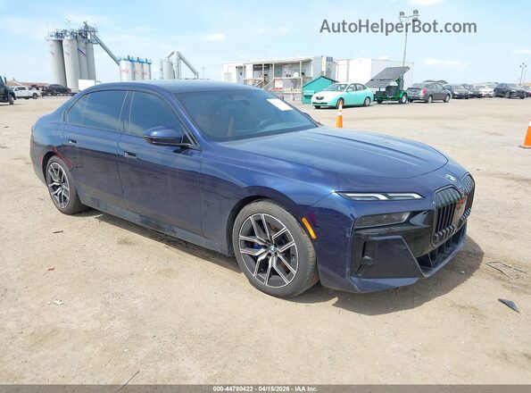 WBA33EJ03SCV01706 2025 BMW OTHER Синий Передняя правая четверть