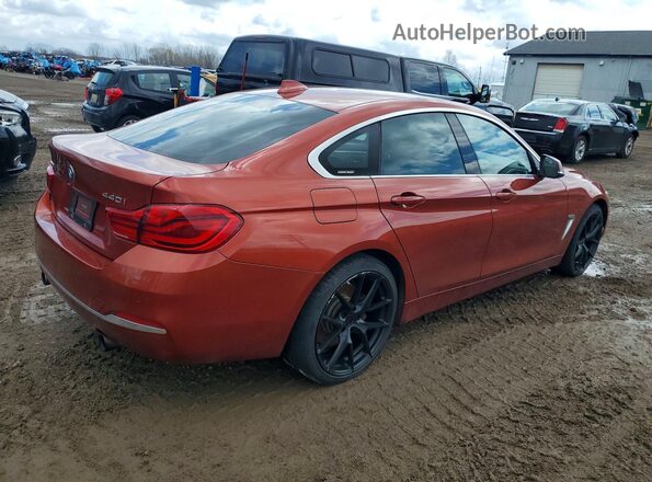 WBA4J7C52JBH13857 2018 BMW OTHER Оранжевый Задняя правая четверть