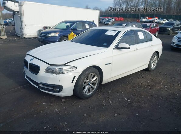 WBA5A7C54GG144801 2016 BMW 5 SERIES Белый Передняя левая четверть