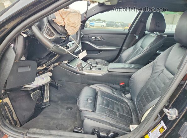 WBA5U7C0XLFH08045 2020 BMW M3 Черный Вид салона спереди
