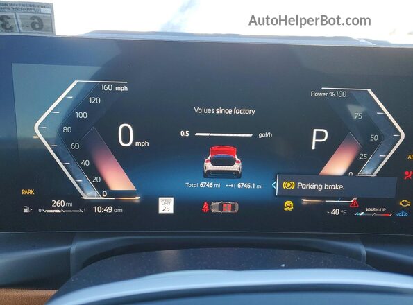 WBA63DA07TCV29856 2026 BMW OTHER Белый Вид щитка приборов
