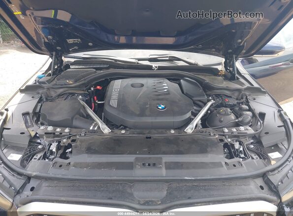 WBA63FJ00RCS16345 2024 BMW 5 SERIES Blue Widok z tyłu