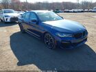 2021 Bmw 540i Xdrive Blue vin: WBA73BJ02MCG03214