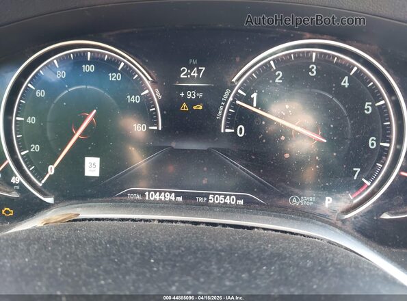 WBA7E2C53KB454590 2019 BMW OTHER Черный Вид задних сидений