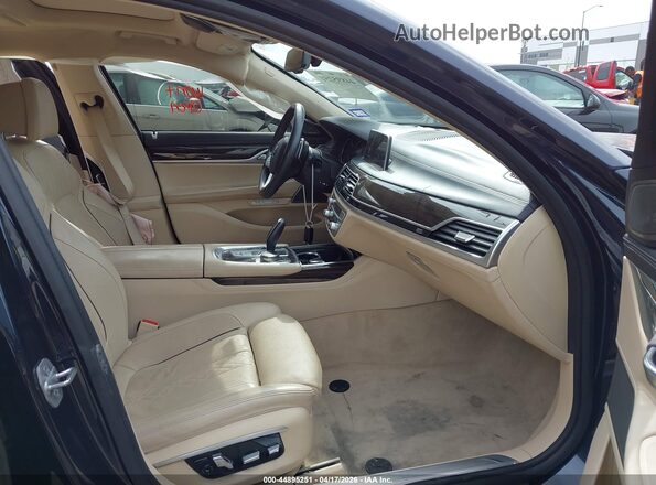 WBA7E2C56GG546822 2016 BMW OTHER Синий Вид салона спереди