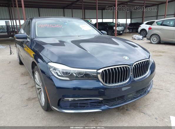 WBA7E2C56GG546822 2016 BMW OTHER Синий Передняя правая четверть