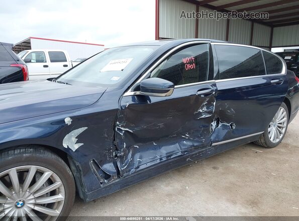 WBA7E2C56GG546822 2016 BMW OTHER Синий Вид спереди