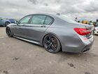 2016 Bmw 740 I Gray vin: WBA7E2C57GG547607