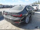 2020 Bmw 740i Черный vin: WBA7T2C05LCD68707