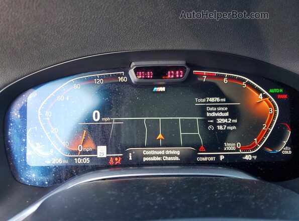 WBA7T2C05MCF41157 2021 BMW OTHER Черный Вид щитка приборов