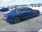 2021 Bmw 750i Xdrive Blue vin: WBA7U2C09MCF58587