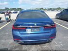 2021 Bmw 750i Xdrive Blue vin: WBA7U2C09MCF58587