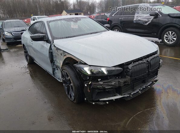 WBA83DA00SCU54070 2025 BMW M4 Light Blue წინა მარჯვენა