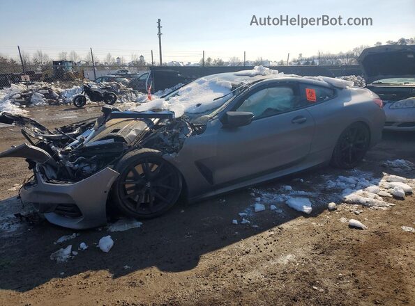 WBABC4C0XSCU73597 2025 BMW M8 Серый Передняя левая четверть