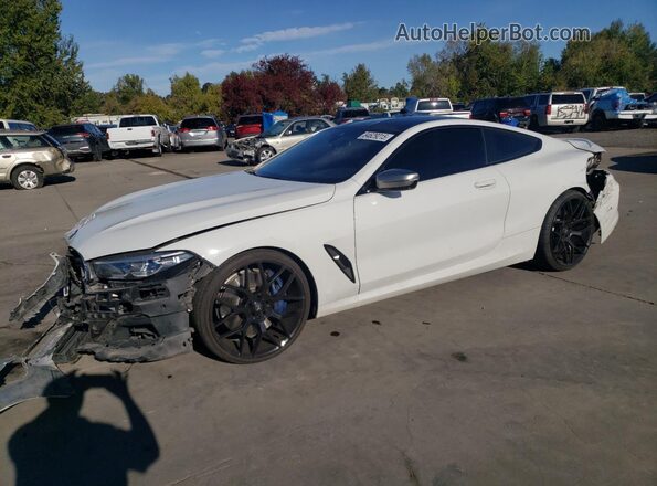 WBABC4C58KBJ35486 2019 BMW M8 Белый Передняя левая четверть