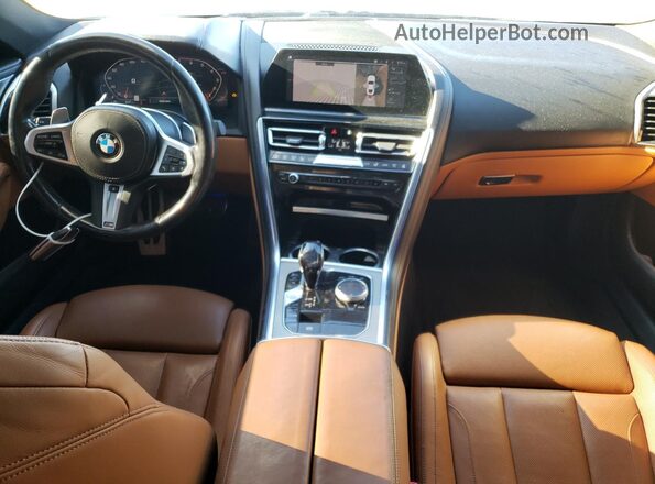 WBABC4C58KBJ35486 2019 BMW M8 Белый Вид панели приборов