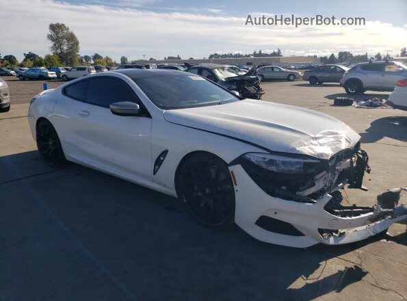 WBABC4C58KBJ35486 2019 BMW M8 Белый Передняя правая четверть
