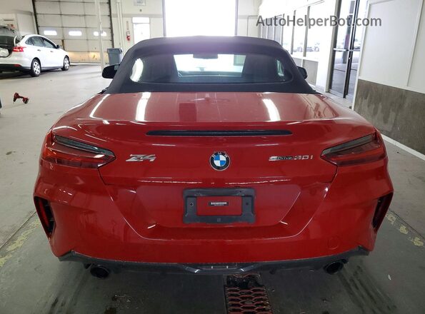 WBAHF3C01MWX36122 2021 BMW Z4 Красный Вид сзади