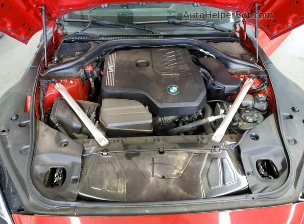 WBAHF3C01MWX36122 2021 BMW Z4 Красный Вид задней части салона