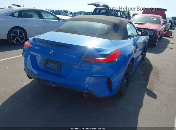 WBAHF3C08LWW57075 2020 BMW Z4 Синий Задняя правая четверть